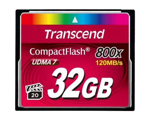 Карта пам'яті Transcend 32GB 800x (TS32GCF800) Карта пам'яті Transcend 32GB 800x (TS32GCF800)