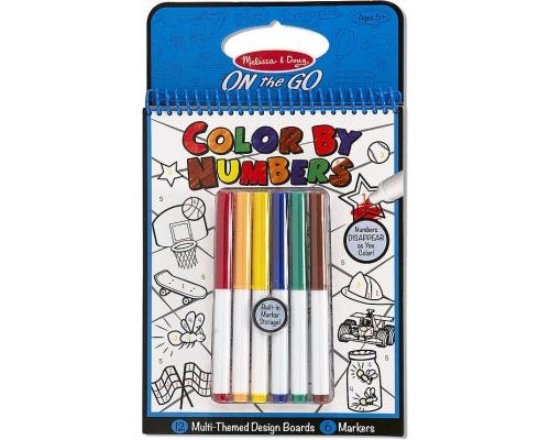 Набір для творчості Melissa&Doug Цветная раскраска по номерам голубая (MD5378) Набір для творчості Melissa&Doug Цветная раскраска по номерам голубая (MD5378)