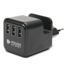 Зарядний пристрій PowerPlant W-360 3*USB/3.4A (DV00DV5065)