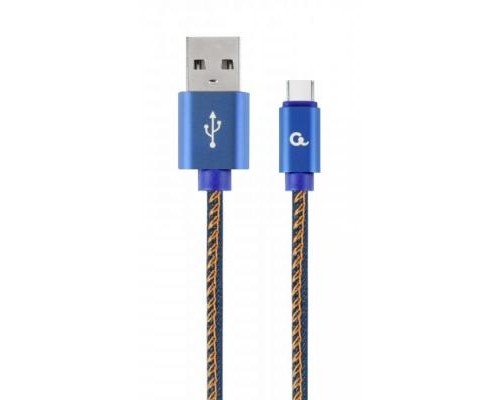 Дата кабель USB 2.0 AM to Type-C 2.0m Cablexpert (CC-USB2J-AMCM-2M-BL) Дата кабель USB 2.0 AM to Type-C 2.0m Cablexpert (CC-USB2J-AMCM-2M-BL)