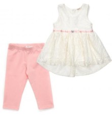 Плаття дитяче Breeze туніка мереживна (12952-98G-cream)