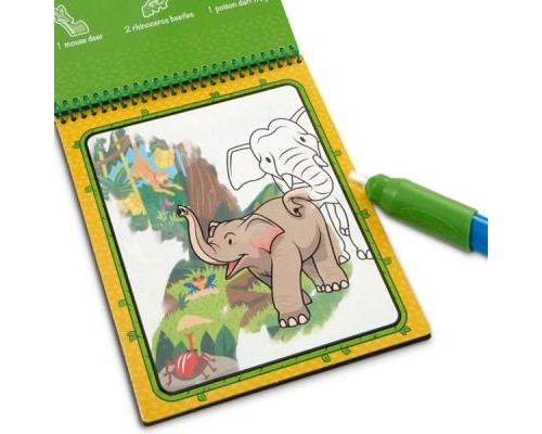 Набір для творчості Melissa&Doug Чарівна водна розмальовка Джунглі (MD30176) Набір для творчості Melissa&Doug Чарівна водна розмальовка Джунглі (MD30176)