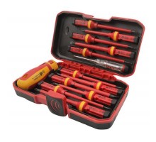 Набір викруток Tolsen діелектричних, змінні стрижні 13 предм. (38016)