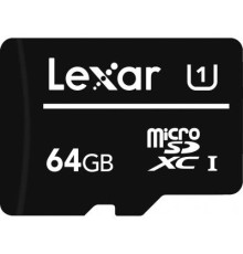 Карта пам'яті Lexar 64GB microSDHC class 10 UHS-I (LFSDM10-64GABC10)