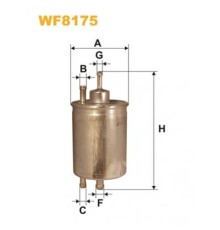 Фільтр паливний Wixfiltron WF8175