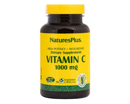 Вітамін Natures Plus Вітамін C, Vitamin C, 1000 мг, Nature's Plus, 90 вегетаріанс (NTP2312) Вітамін Natures Plus Вітамін C, Vitamin C, 1000 мг, Nature's Plus, 90 вегетаріанс (NTP2312)