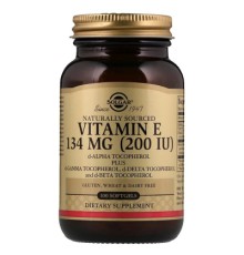 Вітамін Solgar Вітамін Е, 134 мг (200 IU), d-Alpha Tocopherol & Mixed Tocop (SOL-03501)