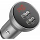 Зарядний пристрій Baseus Digital Display Dual USB 4.8A 24W silver (CCBX-0S)