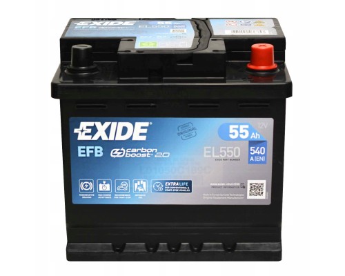 Акумулятор автомобільний EXIDE START-STOP EFB 55A (EL550)