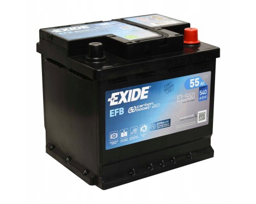 Акумулятор автомобільний EXIDE START-STOP EFB 55A (EL550)