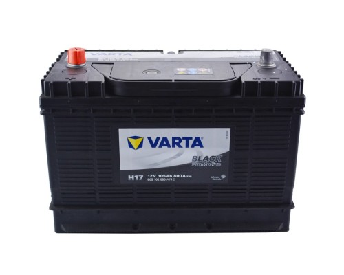 Акумулятор автомобільний Varta Black ProMotive 105Ah клеми по центру (605102080)