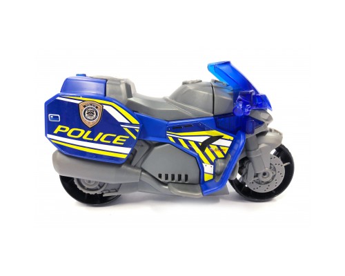 Спецтехніка Dickie Toys Поліцейський мотоцикл з висувним знаком (3302031) Спецтехніка Dickie Toys Поліцейський мотоцикл з висувним знаком (3302031)
