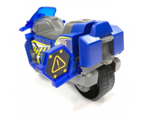 Спецтехніка Dickie Toys Поліцейський мотоцикл з висувним знаком (3302031) Спецтехніка Dickie Toys Поліцейський мотоцикл з висувним знаком (3302031)