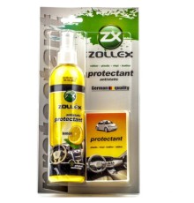 Автополіроль Zollex з губкой 240 мл лимон (18032)
