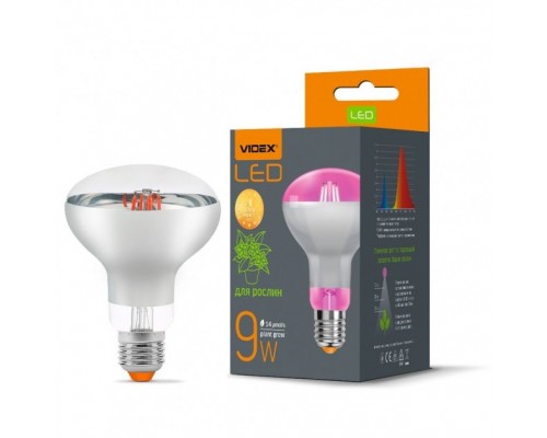 Лампочка Videx Filament R80FF 09W E27 1200K (VL-R80FF-09271)