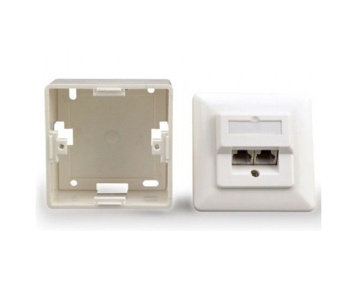 Комп'ютерна розетка RJ45x2 FTP cat.6 Cablexpert (MWS-2S6-01)