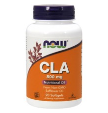 Жирні кислоти Now Foods Кон'югована Лінолева Кислота (CLA) 800 мг, 90 желатин (NF1727)