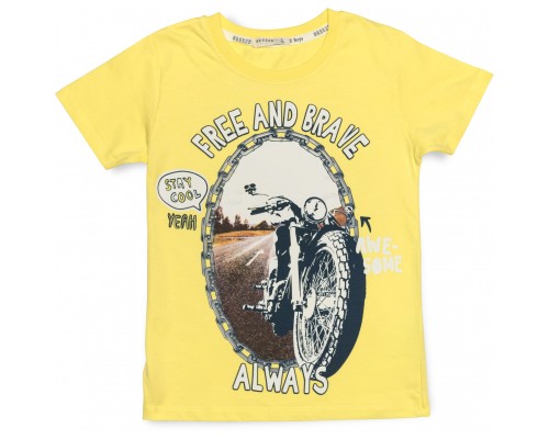 Набір дитячого одягу Breeze з мотоциклом (15772-134B-yellow)