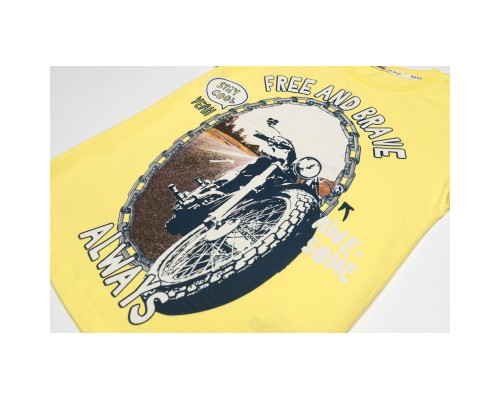 Набір дитячого одягу Breeze з мотоциклом (15772-134B-yellow)
