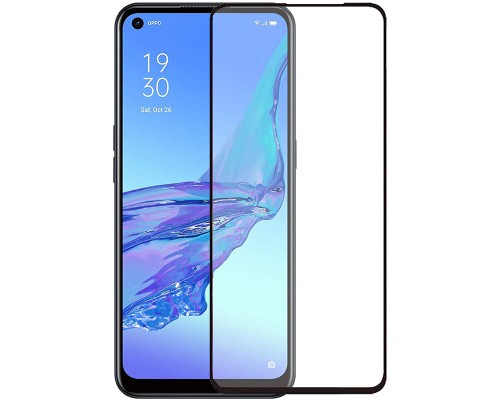 Скло захисне PowerPlant Full screen Oppo A53, Black (GL609345)