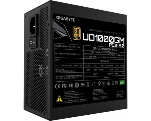 Блок живлення GIGABYTE 1000W (GP-UD1000GM PG5)