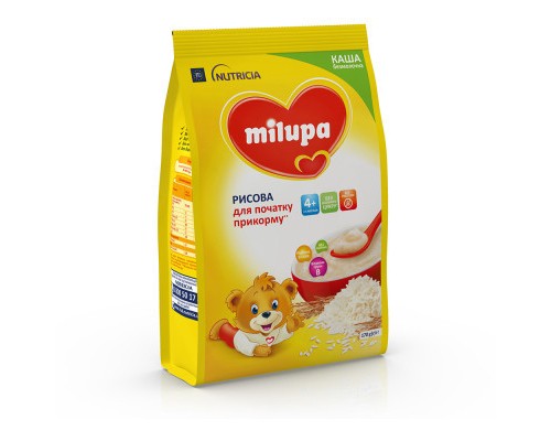 Дитяча каша Milupa Рисова молочна 170 г (5900852930058)