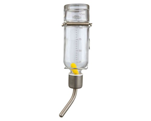 Поїлка для гризунів Trixie 125 мл (скло) (4011905604411)