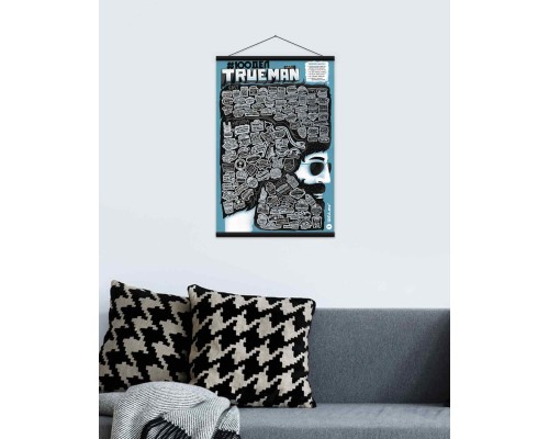 Скретч постер 1DEA.me 100 Справ TrueMan Edition (13025)