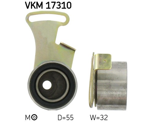 Ролик натягувача ременя SKF VKM 17310