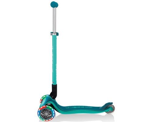 Самокат Globber Primo Foldable Plus Lights зелений (439-107)