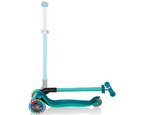 Самокат Globber Primo Foldable Plus Lights зелений (439-107)