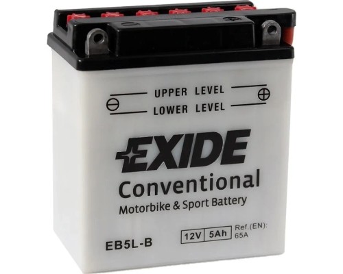 Акумулятор автомобільний EXIDE CONVENTIONAL 5Ah Ев (-/+) (65EN) (EB5L-B)