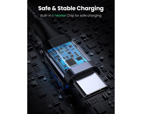 Дата кабель USB-C to USB-C 2.0m 100W US334 Black Ugreen (70645)