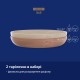 Тарілка дитяча Lovi Granola Бежеві 2 шт (21/530_bei)