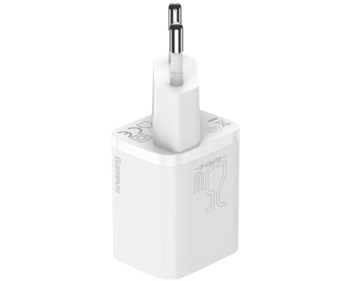 Зарядний пристрій Baseus Super Si Quick Charger 1C White (CCSP020102)