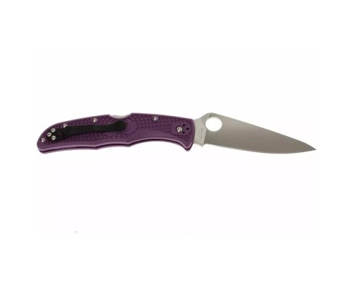Ніж Spyderco Endura 4 Flat Ground Purple (C10FPPR)