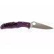 Ніж Spyderco Endura 4 Flat Ground Purple (C10FPPR)