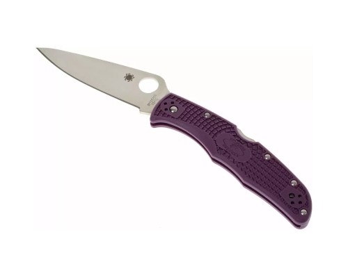 Ніж Spyderco Endura 4 Flat Ground Purple (C10FPPR)