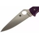 Ніж Spyderco Endura 4 Flat Ground Purple (C10FPPR)