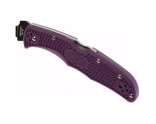 Ніж Spyderco Endura 4 Flat Ground Purple (C10FPPR)