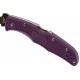 Ніж Spyderco Endura 4 Flat Ground Purple (C10FPPR)