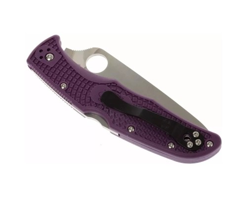 Ніж Spyderco Endura 4 Flat Ground Purple (C10FPPR)