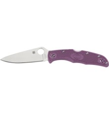 Ніж Spyderco Endura 4 Flat Ground Purple (C10FPPR)