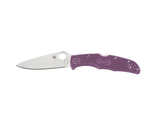 Ніж Spyderco Endura 4 Flat Ground Purple (C10FPPR)