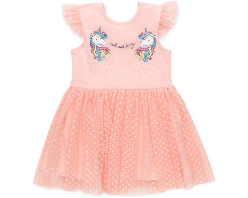 Плаття дитяче POP FASHION з фатиновою спідницею з однорогами (6831-128G-peach) Плаття дитяче POP FASHION з фатиновою спідницею з однорогами (6831-128G-peach)