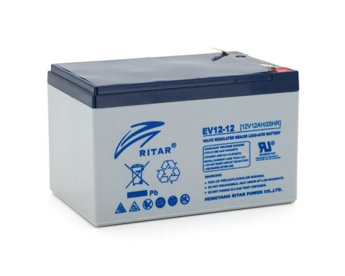 Батарея до ДБЖ Ritar EV12-12, 12V 12Ah (EV12-12) 