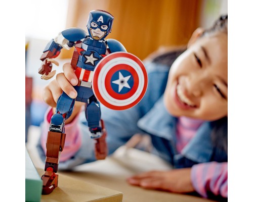 Конструктор LEGO Marvel Фігурка Капітана Америка для складання 310 деталей (76258)