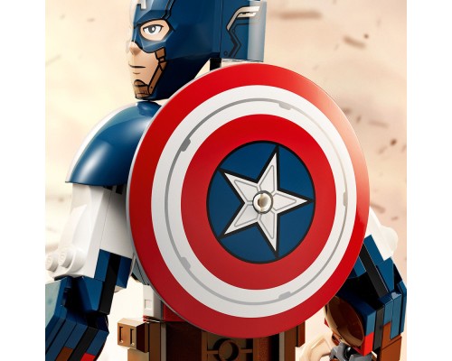 Конструктор LEGO Marvel Фігурка Капітана Америка для складання 310 деталей (76258)
