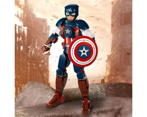 Конструктор LEGO Marvel Фігурка Капітана Америка для складання 310 деталей (76258)