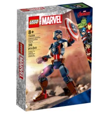Конструктор LEGO Marvel Фігурка Капітана Америка для складання 310 деталей (76258)